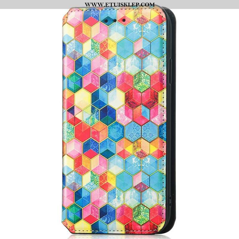 Etui Folio do iPhone 15 Pro Wykres Caseneo